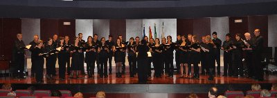 El  Coro Manuel de Falla de la Universidad de Granada protagoniza un nuevo encuentro musical interuniversitario en el Rectorado