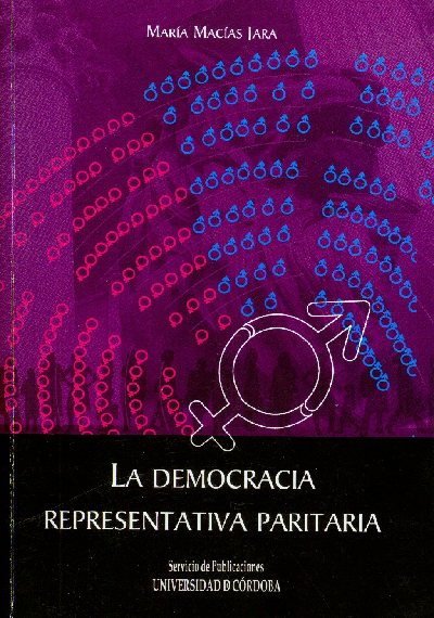 'La democracia representativa paritaria', nuevo libro del Servicio de Publicaciones de la Universidad de Córdoba