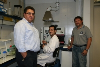 De izquierda a derecha, Manuel Ángel Amaro, José Antonio Lao y Rafael Moreno