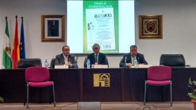 De izq. a dcha. Juan Antonio Caballero Molina, Luis Pérez Cardoso 