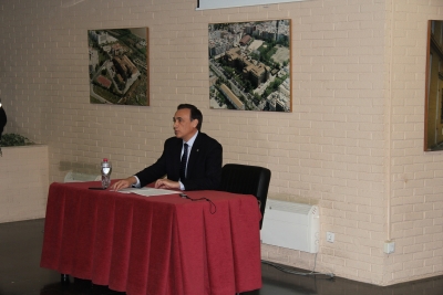 Jose Carlos Gómez Villamandos durante su intervención