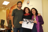 De izquierda a derecha, Pablo Rabasco, Mar Montávez y Lola Amores en la presentación de la VII Semana de la Danza