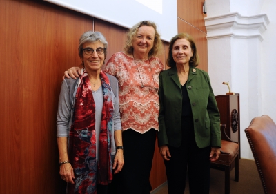 De izquierda a derecha, Anna Freixas, Carme Valls-LLobet y Mª Dolores Muñoz Dueñas 