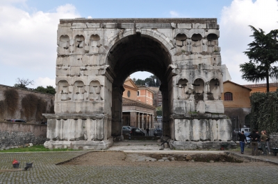 Imagen del Arco de Giano, objeto de la investigacin