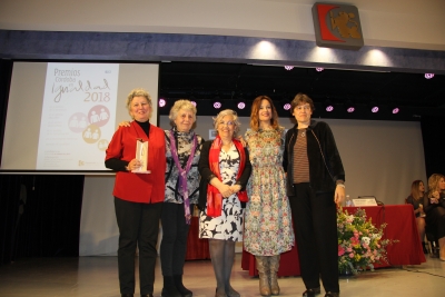 Un momento de la entrega del premio  'Córdoba  en Igualdad 2018'