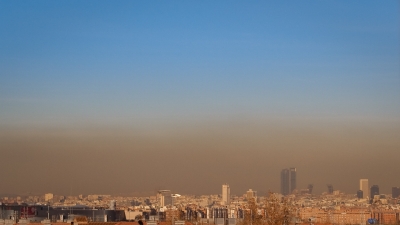 Contaminación atmosférica en Madrid.