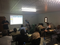 Una de las clases desarrolladas en los centros de Formación Profesional de los Campos de Refugiados Saharauis de Tinduf  