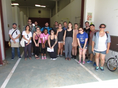 Foto de familia del grupo de estudiantes de la VCU que han visitado la  Universidad de Córdoba
