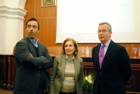 De izq Antonio Monterroso, Maria Dolores Muñoz  y Carlos Márquez 