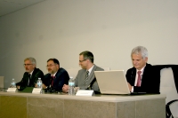 De izquierda a derecha, José María Lovera, Librado Carrasco, Manuel Izquierdo y Javier López.