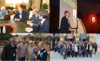 Varios momentos de la visita de Gerard't Hooft a Córdoba