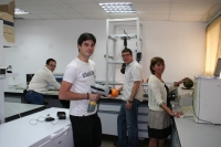 Ana Garrido, junto a su equipo de investigacin especializado en NIRS