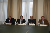 De izq a dcha, Manuel Torralbo, Jose Manuel Roldán,Santiago Moreno y Antonio Pérez