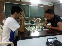Un momento de la competición de ajedrez
