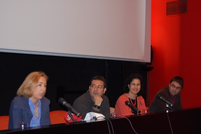 De izquierda a derecha, Carmen Blanco, Joaqun Dobladez, May Silva y Pablo Garca Casado