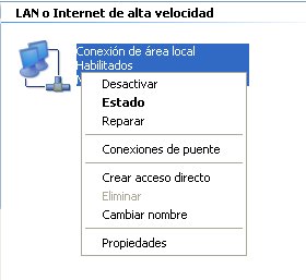 Palpitar Tina Manto Servicio de Informática - Universidad de Córdoba - Configuración de la red  para Windows XP