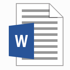 Microsoft Word 2013 2019 Icon