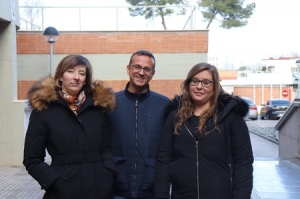 Mª del Pilar Carrera (izqd.), Manuel Rich y Vanesa Cantón, autores de la investigación.
