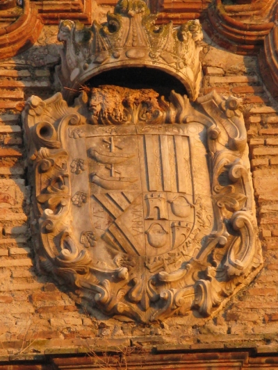 Escudo del Palacio de los Marqueses de Benamejí, en Écija (Sevilla)