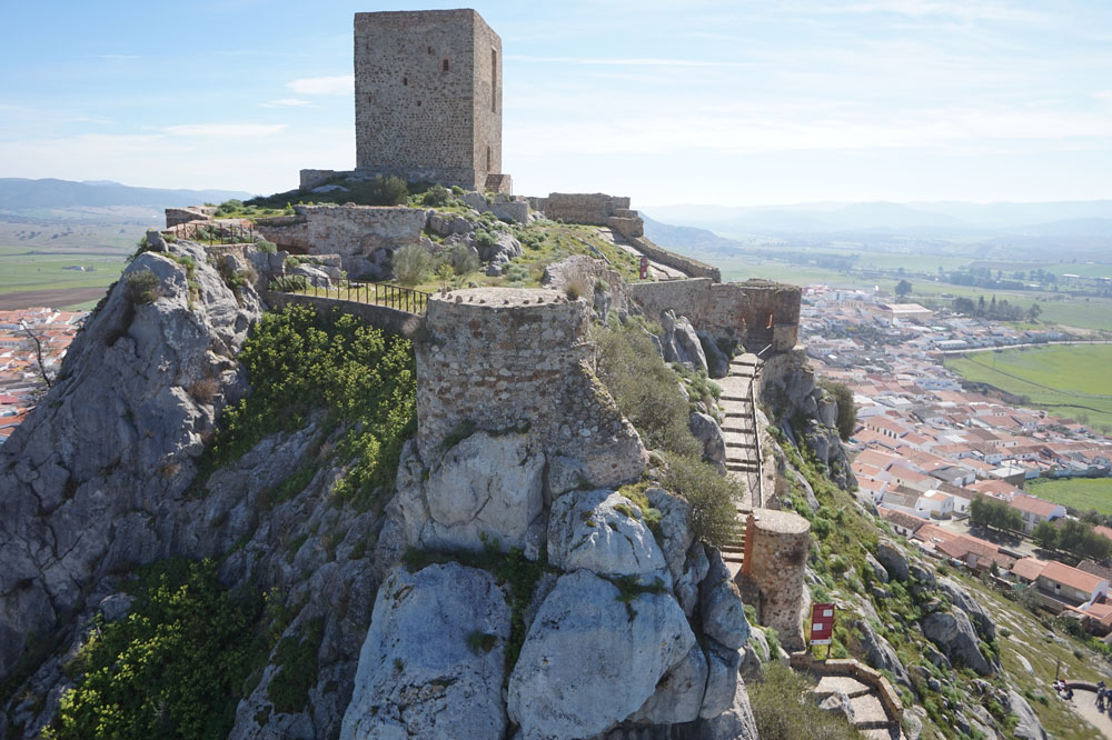 Vista del exterior del Castillo de Belmez 2. ZNIR Sensing Soltions para ©Proyecto ager Mellariensis