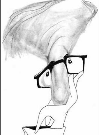 Caricatura de Woody Allen de la página de El País