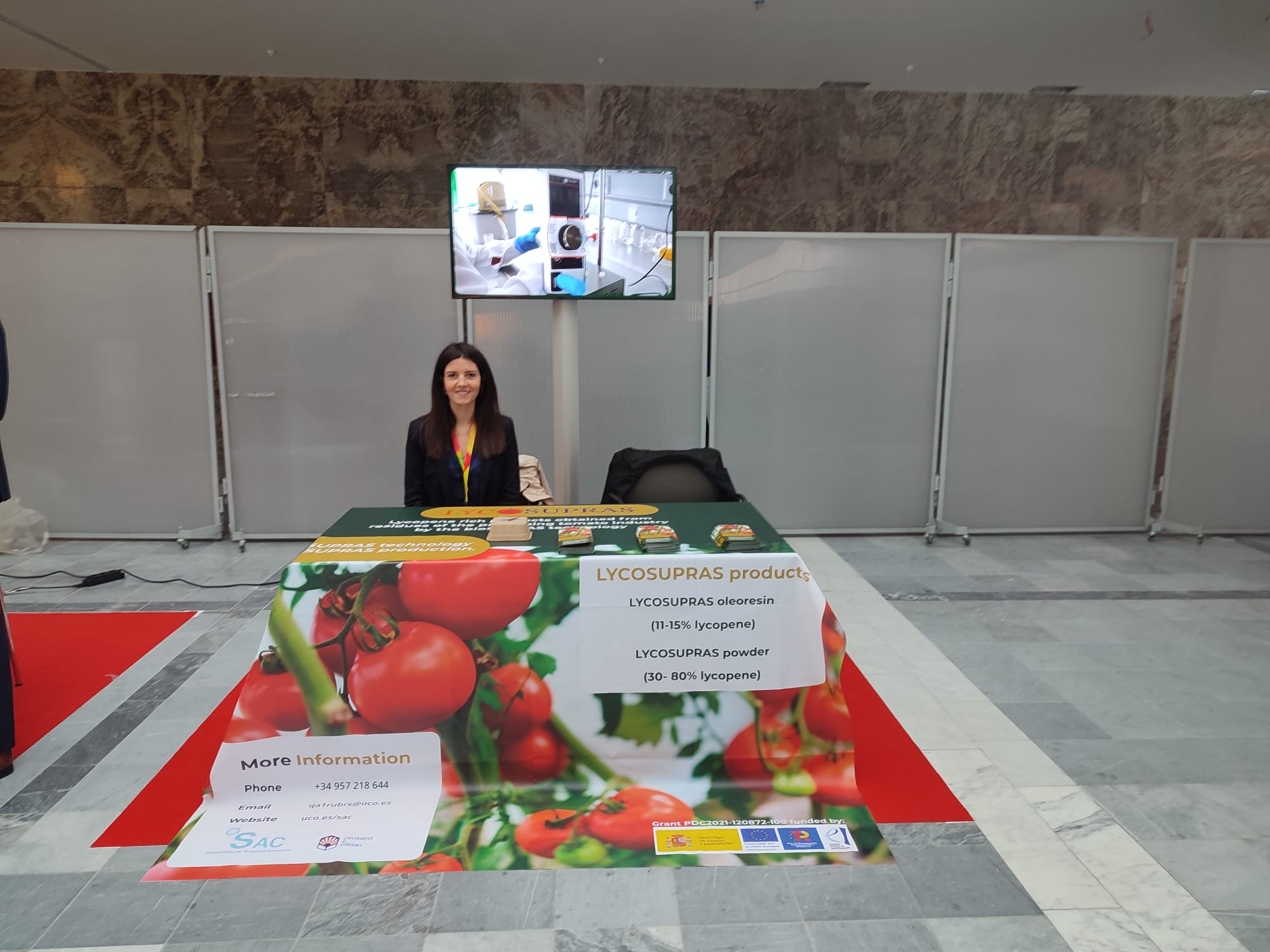 SAC group presents LYCOSUPRAS products in the Global Tomato Congress