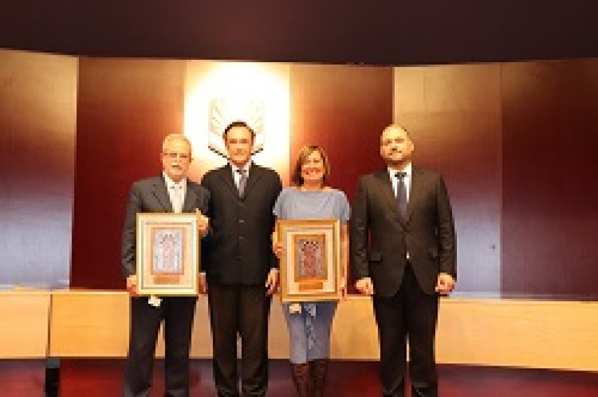 Desiderio Vaquerizo y Ana Garrido reciben el Premio Galileo a la Transferencia del Conocimiento