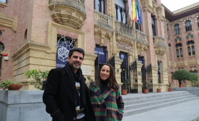 Researchers Javier Estevez and Amanda P. García