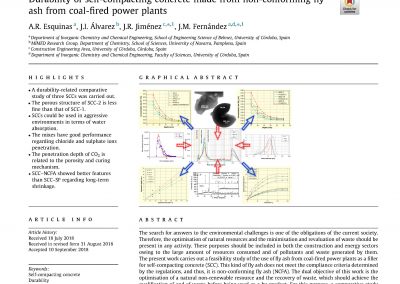 Durability of self-compacting concrete made from non-conforming fly ash from coal-fired power plants. Construction and Building Materials 189 (2018) 993–1006