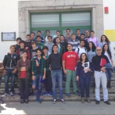 17 de abril de 2015: visita de los alumnos de bachillerato  de los  I.E.S. Inca Garcilaso y Emilio Canalejo de Montilla
