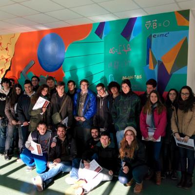  9 de Enero de 2015, visita de los alumnos de 2º curso de Bachillerato del I.E.S. Maimónides de Córdoba