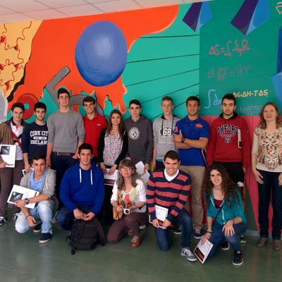 9 de abril de 2014, visita de los alumnos de Secundaria del IES López Neyra de Córdoba