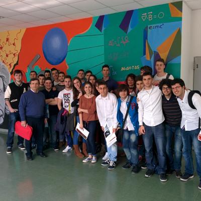 20 de marzo de 2014, visita de los alumnos de Secundaria del I.E.S. Blas Infante de Córdoba