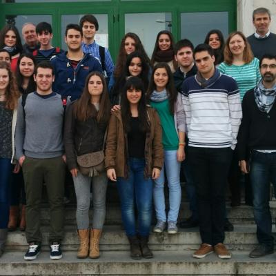14 de marzo de 2014, visita de los alumnos de Secundaria del I.E.S. Zoco de Córdoba, 