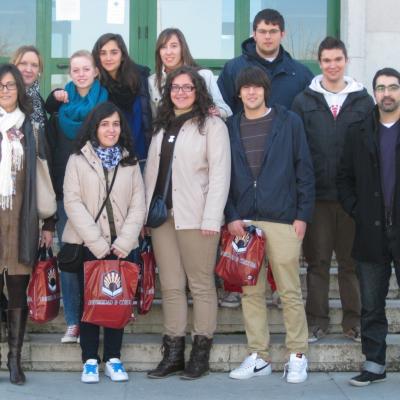 10 de Febrero de 2012: visita de los alumnos de 2º curso de Bachillerato del I.E.S. Sierra de Aras de la localidad de Lucena en Córdoba