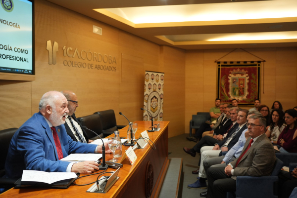 Vista de la primera sesión en el Colegio de la Abogacía de Córdoba.