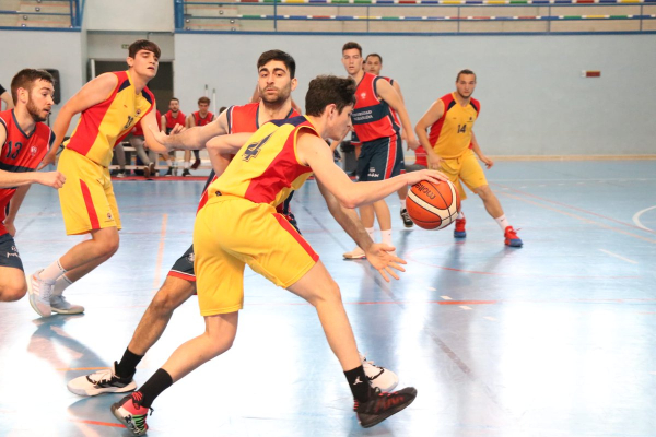 Selección de baloncesto masculino de la UCO en la última edición celebrada del CAU, la de 2020.