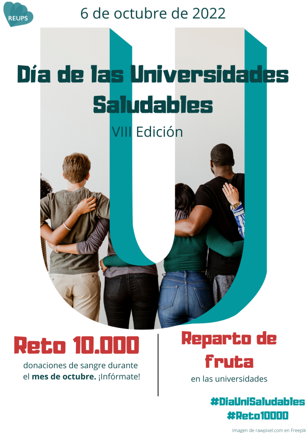Cartel del Día de las Universidades Saludables