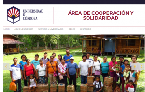 Web del Área de Cooperación y Solidaridad de la UCO