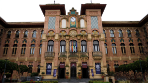 Vista actual de la fachada del Rectorado de la Universidad de Córdoba. 
