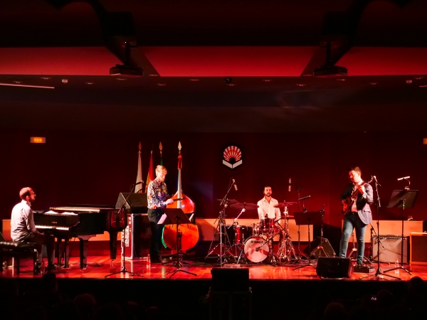 Una imagen del concierto del Lian Harmon Quartet.