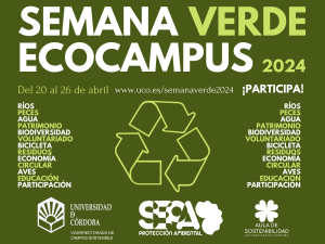 Cartel de la Semana Verde Ecocampus.