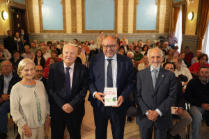 Galán, Moratinos, Torralbo y Esquinas en la presentación del libro.