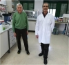 Los investigadores del departamento de Agronomía José Torrent y Vidal Barrón 