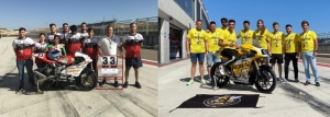 Los dos equipos del Aula del Motor participantes en MotorLand Aragón
