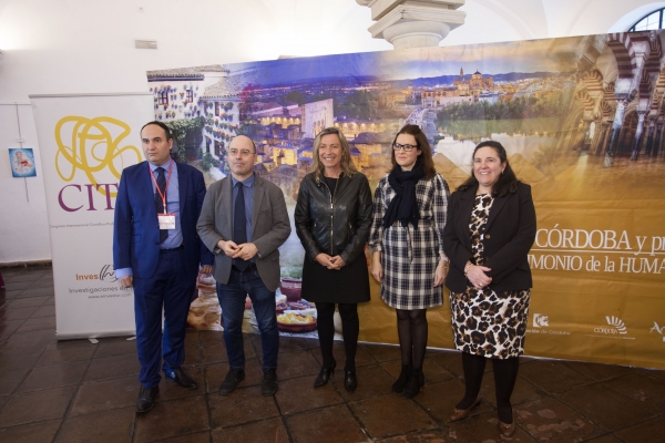 Autoridades en la inauguración del Congreso Intenacional de Turismo Cultural