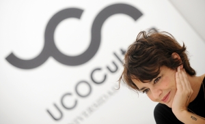 La cantante Vega, durante la rueda de prensa que ha tenido lugar en la sede de UCOCultura.