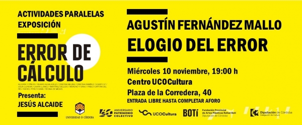 Conferencia de Agustín Fernández Mallo en UCOCultura