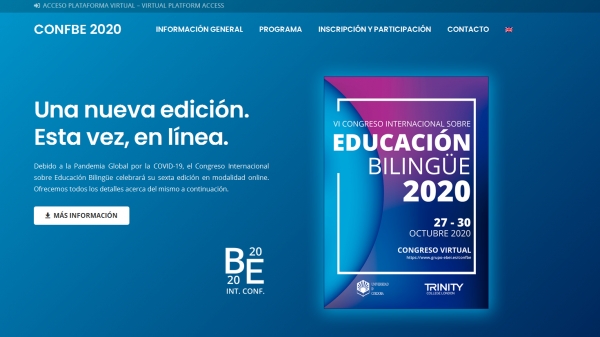 El Congreso Internacional sobre Educación Bilingüe celebra su sexta edición en modalidad online