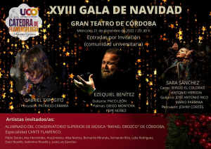 Cartel de la Gala Flamenca